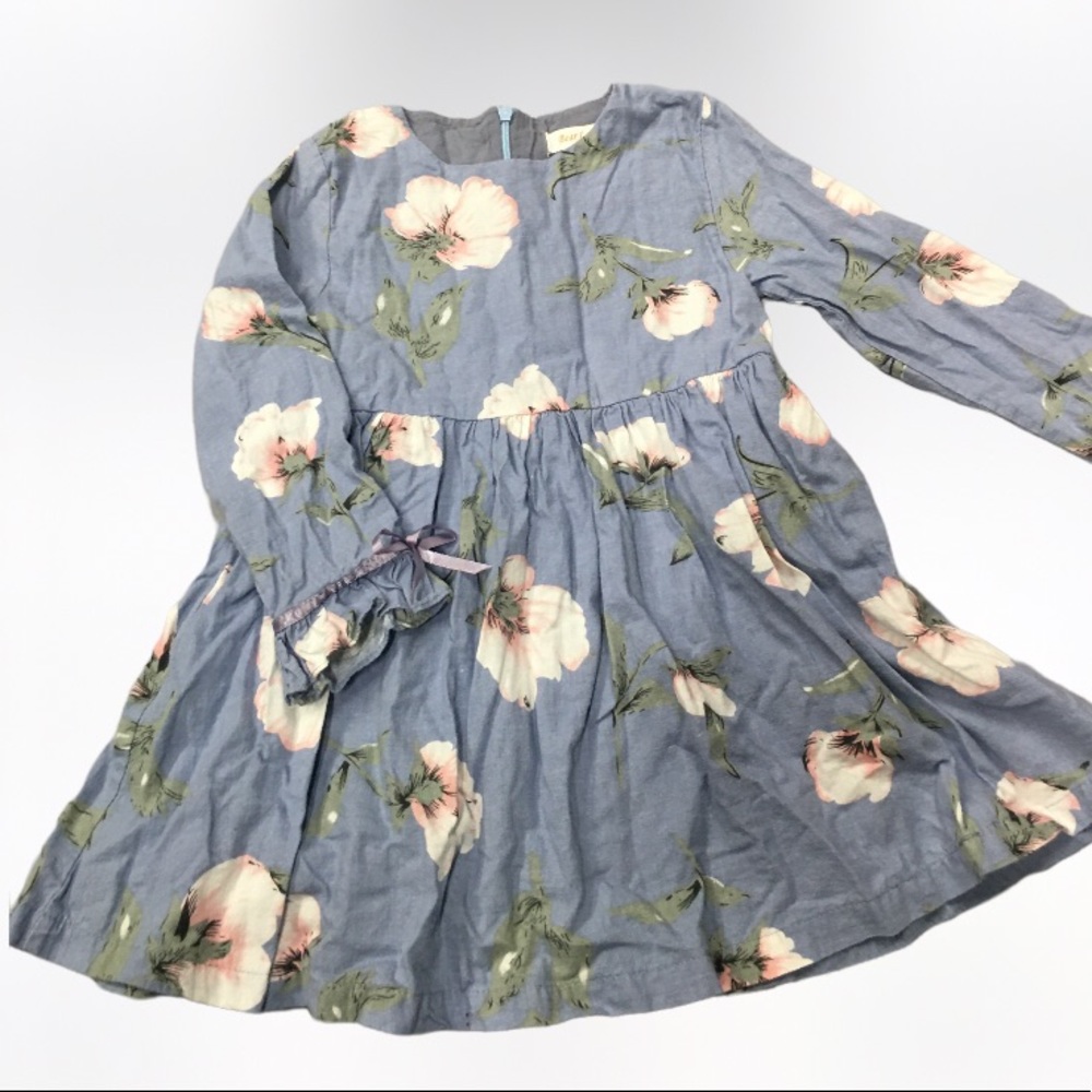 Bear Leader Floral Print Toddlers Dress